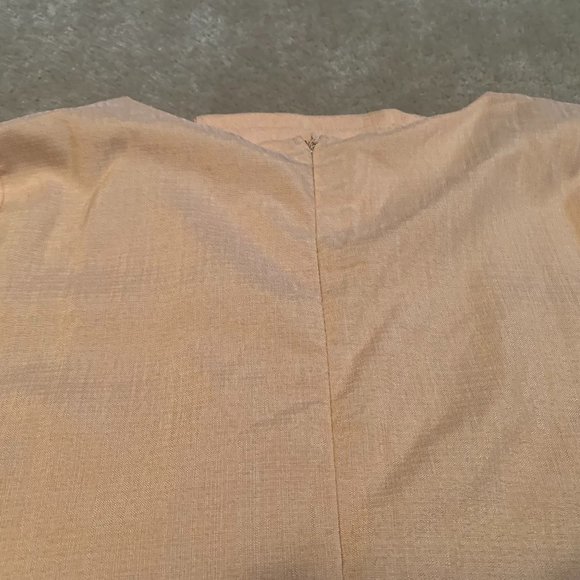 Love Sadie Pale Peach Short Sleeve Wrap Bottom Look Dress Size XL - Picture 4 of 13